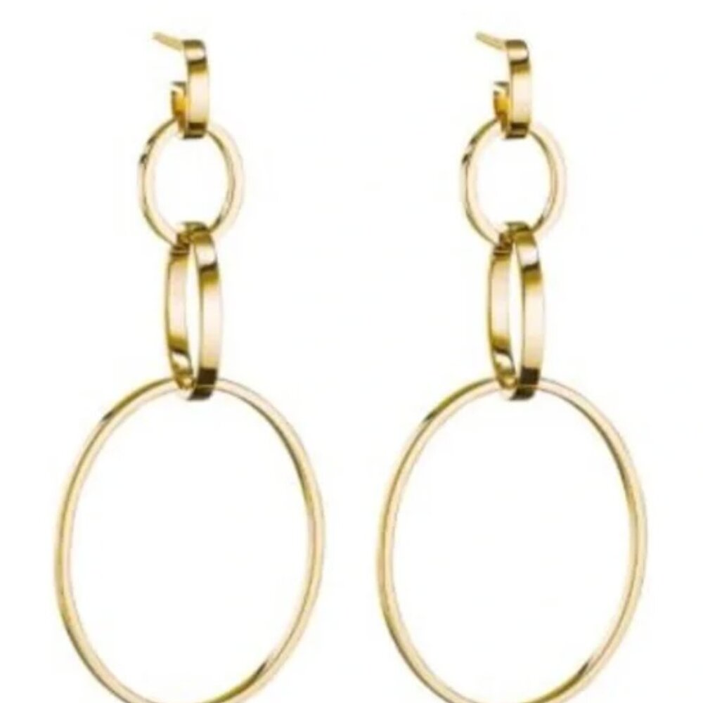 NEW Vita Fede Cassio Earrings In Gold.
